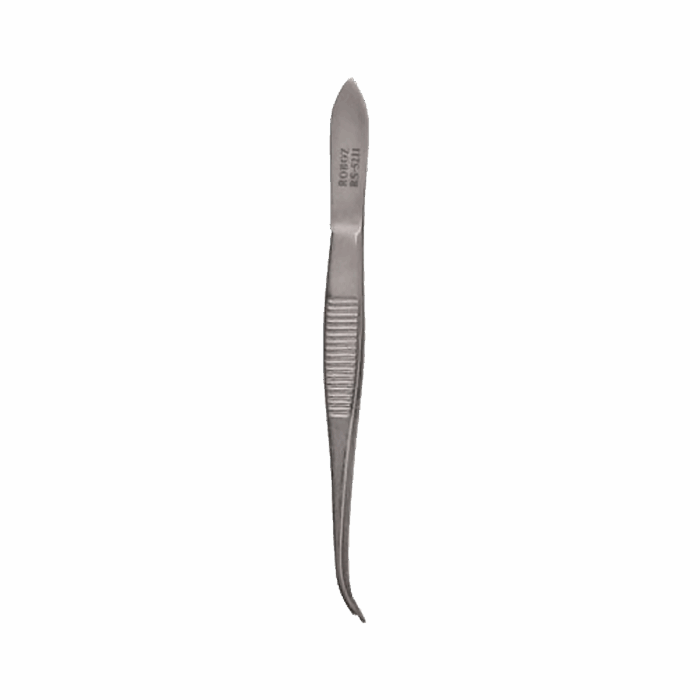 Bracken Forceps, Curved, 4" Fine