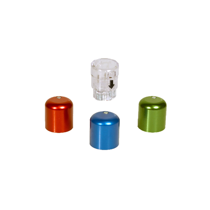 Cannulock™ Catheter Access Button Standard and Shunting Caps