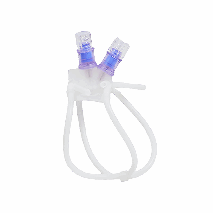 Quick Connect Double Harness with two Luer Valves