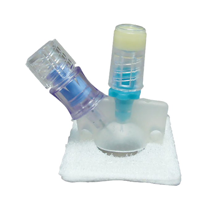 Quick Connect Dual Jacket Adapter, Luer Port and Luer Injection Valve